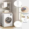 EUGAD WC Regal über Waschmaschine Toilette, 3 Ablagen, Produktbild-Vorschau 6