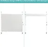 Two views of a white awning, one fully extended and one partially extended. Anteprima dell’immagine prodotto