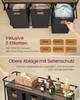 VASAGLE Wäschesammler mit Rollen, Wäschekorb 3 Fächer, 150 Produktbild-Vorschau 4