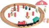 Egmont Toys Eisenbahnschiene Holz mit Zug und Figuren 45x45 Produktbild-Vorschau 1