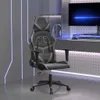 Chaise de jeu Noir et gris Similicuir Voir les images du produit 2
