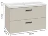 Szafka Łazienkowa z Umywalką 80 x 40 cm Kaszmir Matowa Podgląd zdjęcia produktu 6