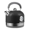 A studio shot of a black electric kettle with a thermometer on a white background. Podgląd zdjęcia produktu