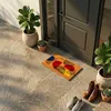 Relaxdays Fußmatte Kokos 60x40, Türvorleger abstrakt, Produktbild-Vorschau 2