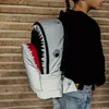 Pick & Pack Rucksack Shark Shape Backpack 10L Visible Grey Produktbild-Vorschau 6