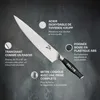Zelite Couteau Cuisine, Couteau de Chef en Acier Inoxydable Voir les images du produit 2