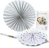 Papier-Rosetten Set 6 Stück - Dekoration für Hochzeit & Produktbild-Vorschau 3