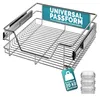 CASARIA® 3x Teleskopschublade Nachrüsten Schublade Küche Produktbild-Vorschau 1