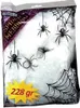 Pavučina bílá s 4 pavouky - Halloween - 228 g Náhled obrázku produktu 2