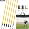Jayseuw 6x Slalomstangen Fussball 1,5 m sprunghafte Produktbild-Vorschau 9