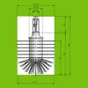 Testina di ricambio per scopino Bürstenking, 73 mm, set di Anteprima dell’immagine prodotto 7