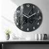 Wallfluent Hodiny - Okrúhle Sklenené Nástenné Hodiny - Náhľad obrázku produktu 2