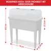 ONBEST Hochbeet Kunststoff | Weiß | mit Deckel | inklusive Produktbild-Vorschau 2