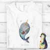 Mr. & Mrs. Panda Teenager T-Shirt Narwal Gitarre 5-6 Jahre Produktbild-Vorschau 2