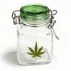 Glas Aufbewahrungsbehälter mit Bügelverschluss Cannabis Produktbild-Vorschau 1