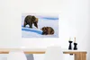 MuchoWow® Poster Braunbären im Schnee 60x40 cm - Produktbild-Vorschau 6