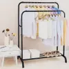 Dvojitý věšák BENI 110 cm černý Náhled obrázku produktu 2