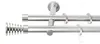 SN Deco Gardinenstange Gap, 19 mm, 2-läufig, Stahl, Produktbild-Vorschau 2