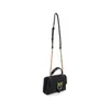 A black handbag with a gold chain strap is shown against a white background. Voir les images du produit