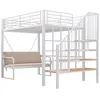 Merax Etagenbett Hochbett 140x200cm mit abnehmbarem Produktbild-Vorschau 8