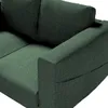 Dekoria Bezug für Norsborg 2-Sitzer Sofa, dunkelgrün, Produktbild-Vorschau 3