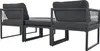 A modular outdoor seating set shown from a rear-diagonal angle against a white background. Produktbild-Vorschau