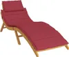 vidaXL Cuscino per sdraio rosso vino 186x58x4 cm Tessuto Anteprima dell’immagine prodotto 3