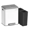 SONGMICS Mülleimer Küche, Mülltrennsystem 2 x 15 L Produktbild-Vorschau 4