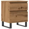 vidaXL Table de nuit Artisan-Chêne 40x35x50 cm Bois Voir les images du produit 1