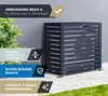 Westmann Boxa S Abdeckung für Wärmepumpen Anthrazit Produktbild-Vorschau 2