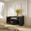 COZY Credenza, Mobile, Cucina, 208x35x87cm, 4 Porte, Camino Anteprima dell’immagine prodotto 3