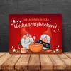 Willkommen in der Weihnachtsbäckerei Metallschild XXL in Produktbild-Vorschau 4