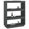 vidaXL Étagère à livres/séparation de pièce Gris 80x35x103 Voir les images du produit 4