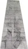 Teppich modern Kurzflor Wohnzimmerteppich abstrakt grau Produktbild-Vorschau 4