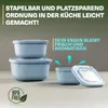 Set di 3 contenitori per alimenti Viwares con coperchio a Anteprima dell’immagine prodotto 2