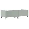 vidaXL Tagesbett Hellgrau 90x190 cm Samt Produktbild-Vorschau 5