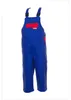 Planam  Kinderbekleidung Kinder-Latzhose kornblau/mittelrot Produktbild-Vorschau 1