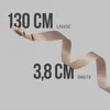 płócienny pasek uni  (opakowanie 2 szt.) 130 cm x 3,8 cm, Podgląd zdjęcia produktu 2