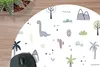 MuchoWow® Mauspad Mousepad Dinosaurier - Bäume - Muster Produktbild-Vorschau 2