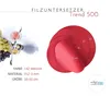 Untersetzer FILZ, 3 mm dick, rund, D 50 cm, weinrot Produktbild-Vorschau 2