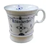 Schöner Klönbecher Indisch Blau Kaffeepott Teetasse Tasse Produktbild-Vorschau 1
