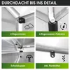 BRAST Gewächshaus Aluminium mit Fundament | 250x190x195cm Produktbild-Vorschau 7