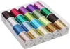 Kurtzy 20 Set Metallicfarbenes Polyester Stickgarn für Produktbild-Vorschau 8