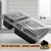 BigDean 10 Stück wiederverwendbare Meal Prep Boxen mit Produktbild-Vorschau 6