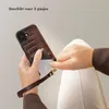 Etui na telefon Selencia Nova Croco ze sznurkiem i uchwytem Podgląd zdjęcia produktu 2