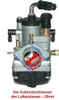 Sport VERGASER 21mm MANUELLER CHOKEHEBEL für Benelli 491 RR Produktbild-Vorschau 3