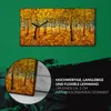 Wanduhr Bürouhr Leinwand Bild Geräuschlos 60x30 Gemälde Produktbild-Vorschau 5