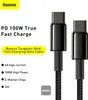 Cavo Usb-C Do Usb-C Baseus Tungsteno Oro, 100W, 2M (Czarny) Anteprima dell’immagine prodotto 21