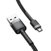 Baseus micro USB Datenkabel/Ladekabel, Nylon Geflochten Produktbild-Vorschau 2