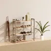 4-stöckiges Schuhregal – 65 x 20 x 68 cm – Schuhschrank aus Produktbild-Vorschau 3